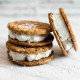Coconut Ice Cream Anzac Sandwich-1
