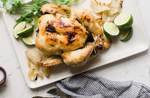 Whole Chicken With Preserved Lemon & Herb