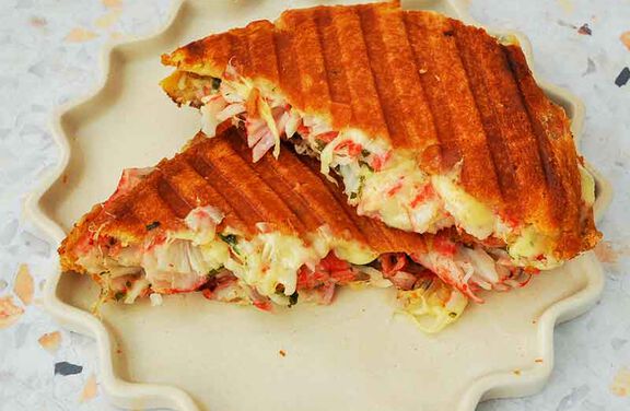 Lobster Tail & Gruyere Cheese Toastie