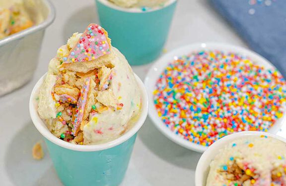 Fairy Bread Ice Cream