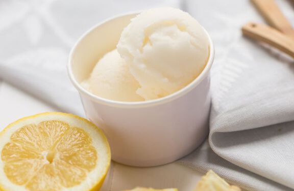 Fresh Lemon Sorbet