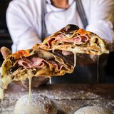 Spinach, Mushroom & Salami Calzone-1
