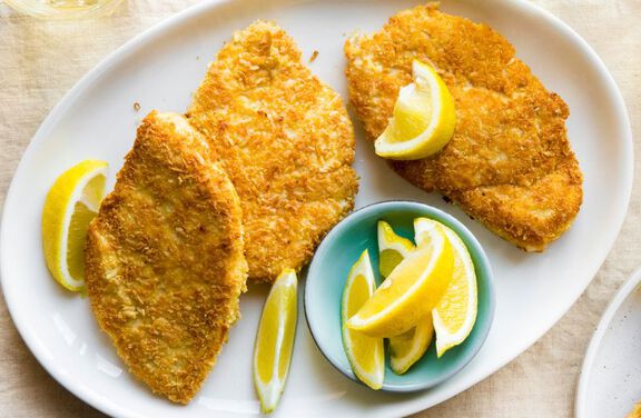 Air Fried Chicken Schnitzel