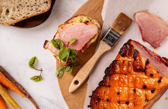 Orange Marmalade & Beer Glazed Ham