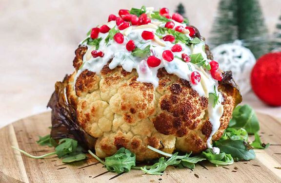 Whole Roasted Cauliflower