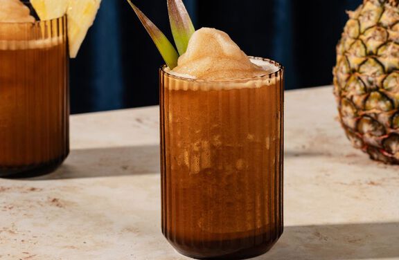 Old Fashioned Caramelised Pineapple Frozen Cocktail
