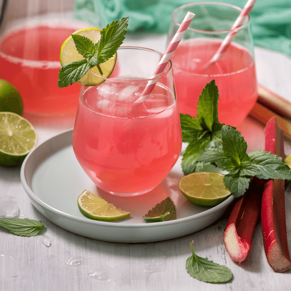 Rhubarb Lime Summer Cooler-1