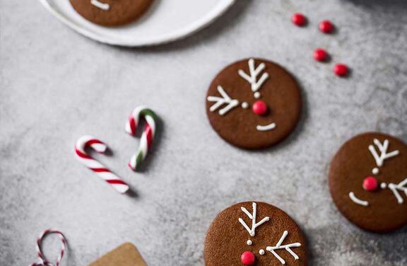 Gingerbread Reindeer Cookies