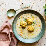 Creamy Chicken Meatball Soup-1