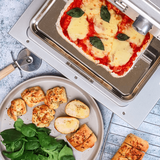 Gluten Free Pizza With Garlic Bread-1