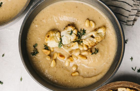 Roasted Cauliflower Soup
