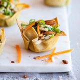 Crispy Wonton Chicken Salad Cups-1