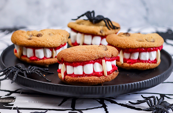 Dracula Halloween Inspired Cookies