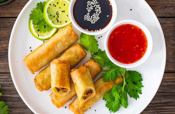 Air Fryer Spring Rolls