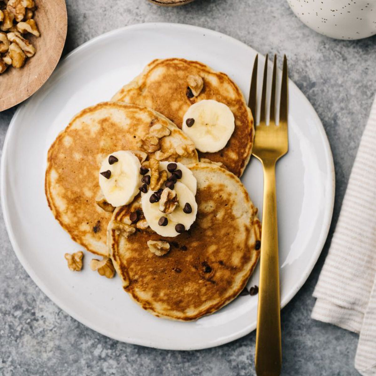 Air Fried Banana Pancake Stack-1