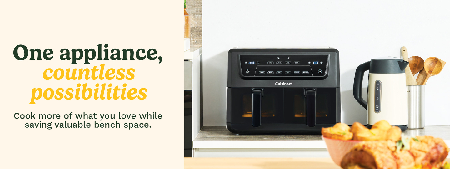 toaster with toast and showing 3 year warranty
