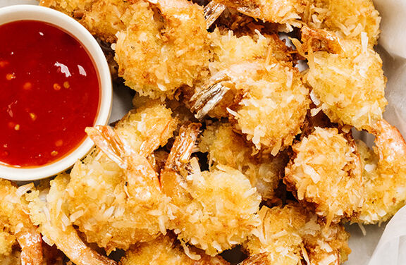 Coconut Panko Prawns