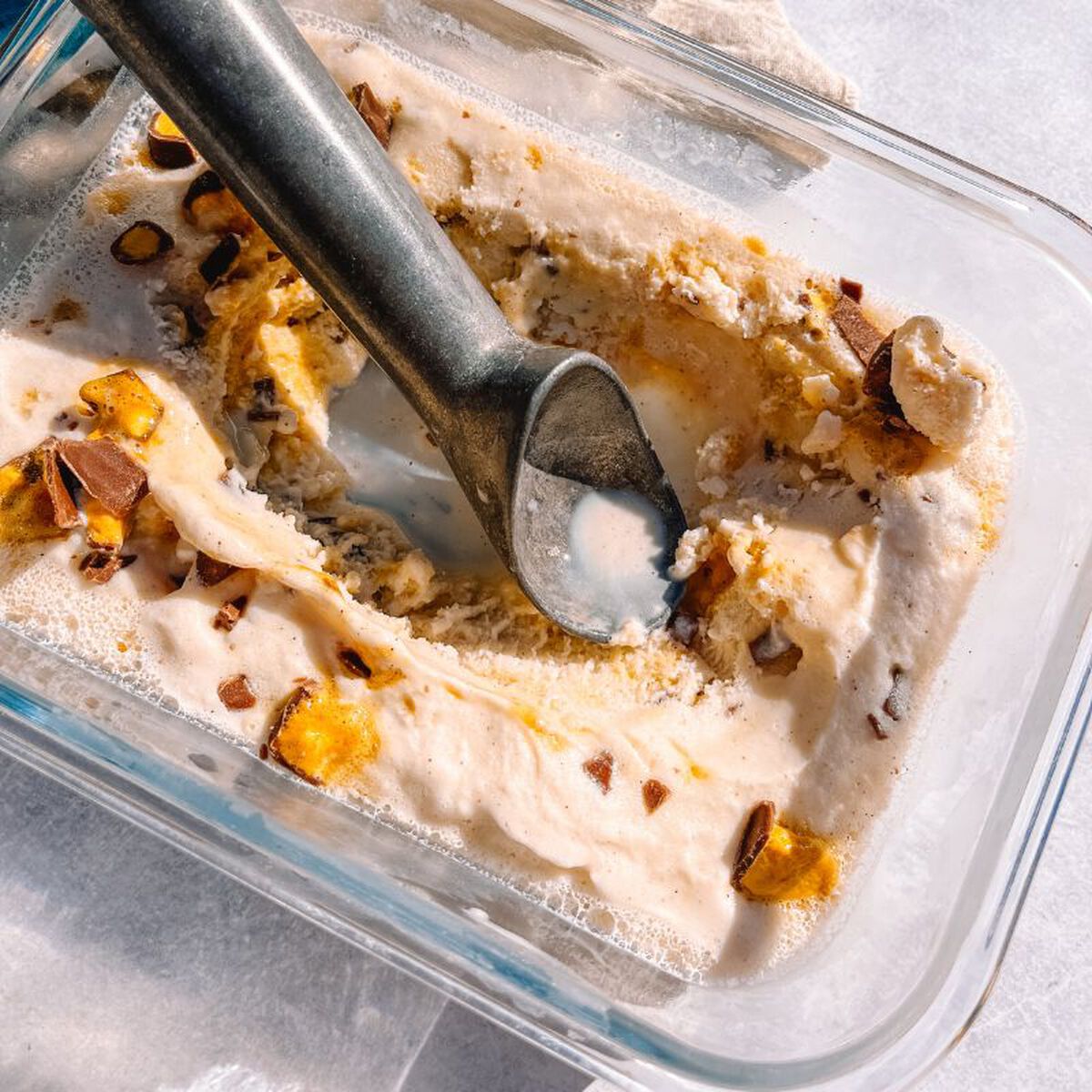 Cinnamon Honeycomb Crunch Protein Ice Cream-1