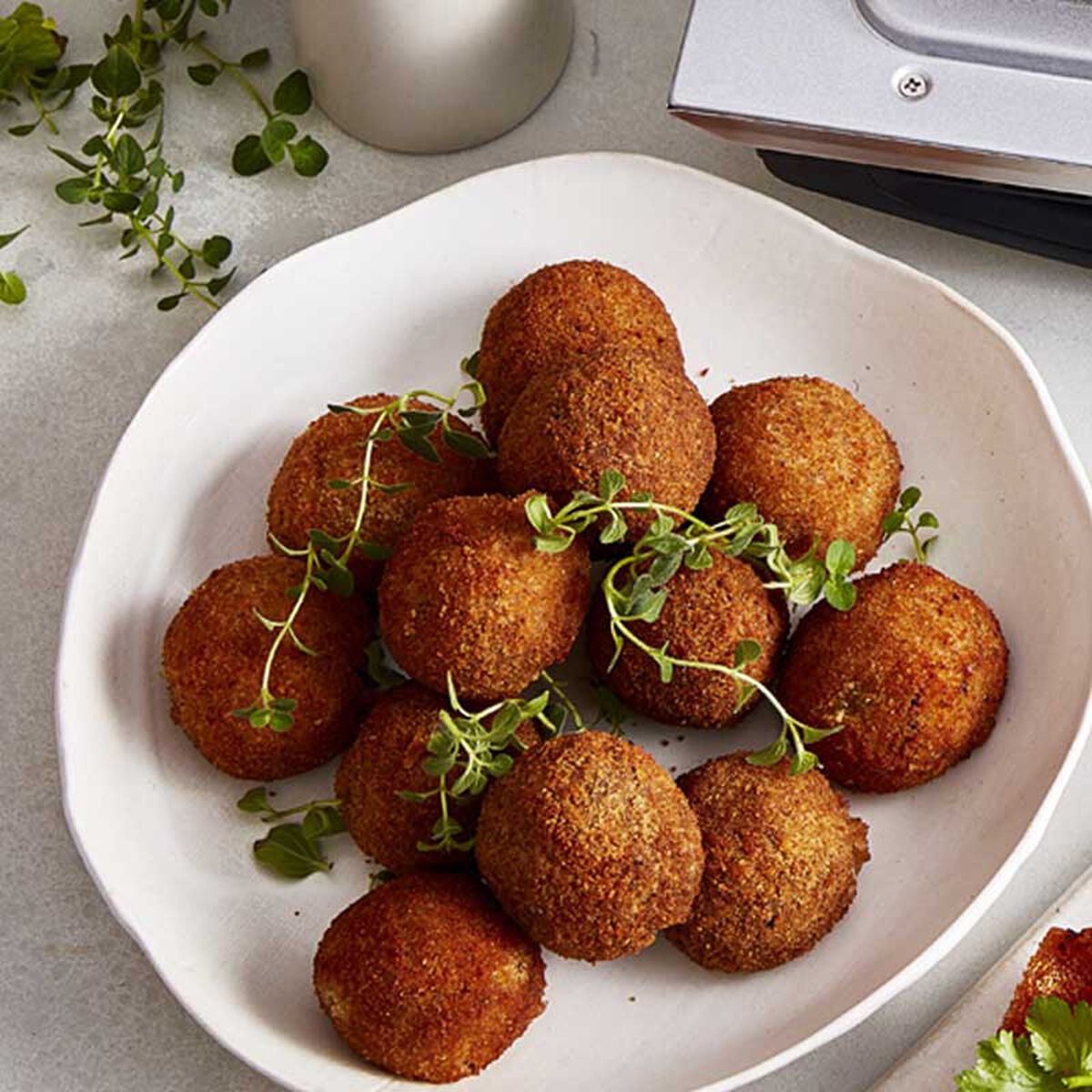 Mushroom Arancini Balls-1