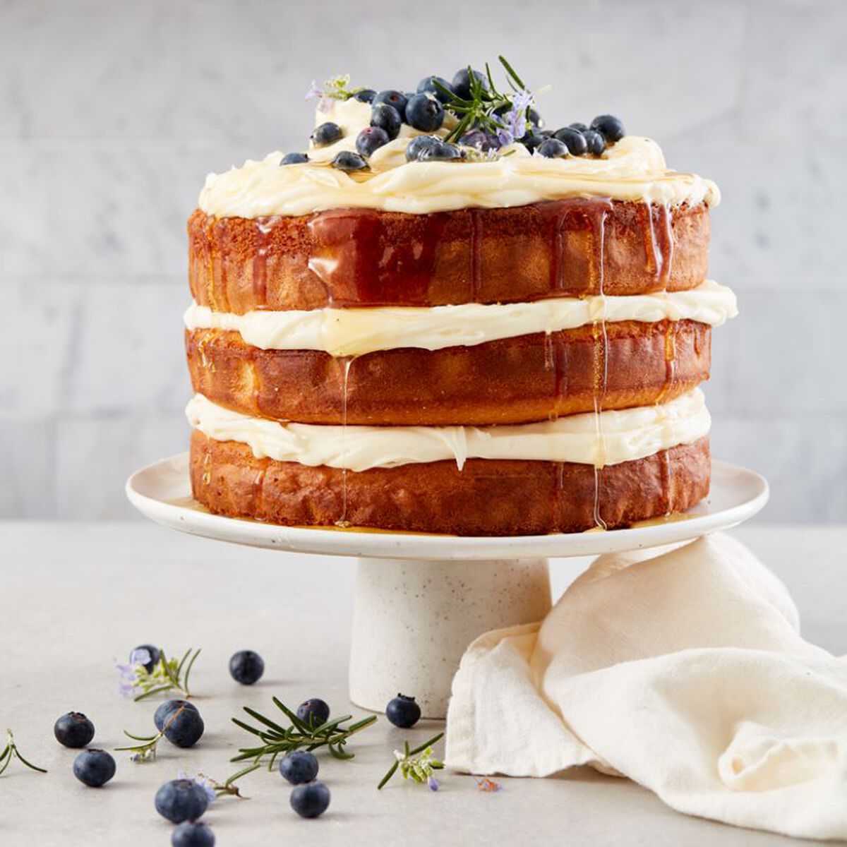 Vanilla Sponge Layered Cake-1