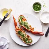 Grilled Lobster With Garlic-Parsley Butter-1