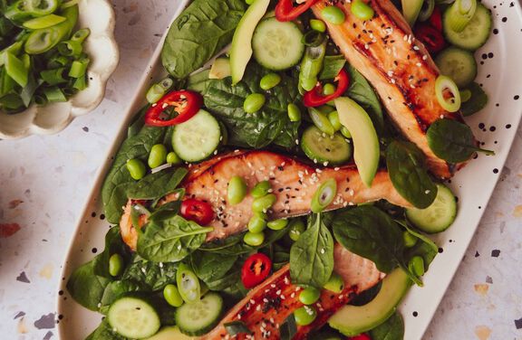 Ginger And Sesame Salmon Fillets