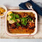 One Pan Baked Red Chicken Curry With Creamy Lentils-1