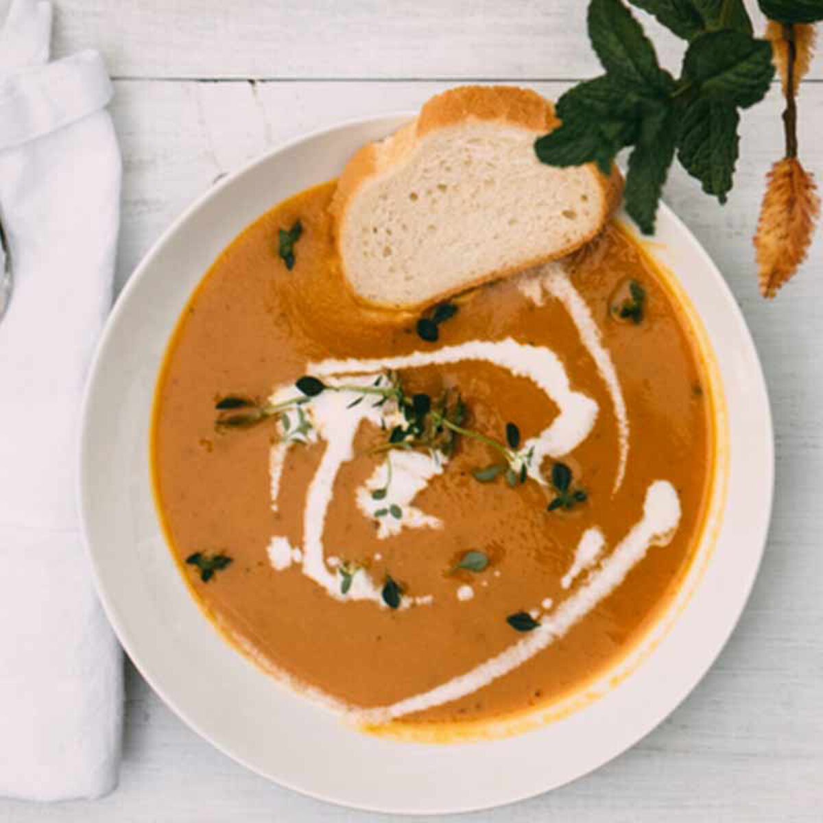Curried Coconut & Pumpkin Soup-1