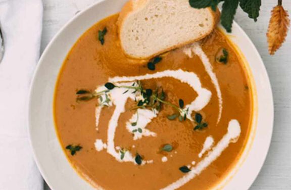 Curried Coconut & Pumpkin Soup