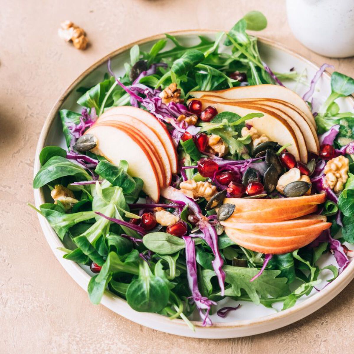 Apple Pear & Pomegranate Salad-1