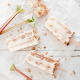 Rhubarb Crumble Frozen Yoghurt Popsicles-1