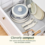 Cuisinart ClickSmart&trade; Ceramic Cookware Set with Detachable Handles 13pc, , small 4