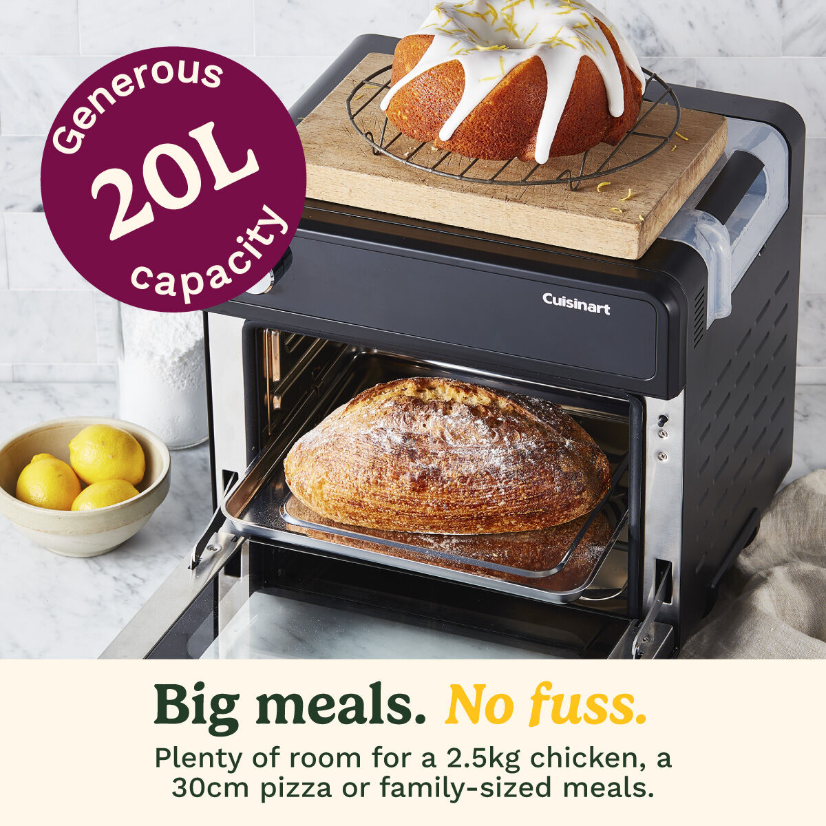 Cuisinart  Gourmet Pro Convention, Steam and Air Fryer Oven, , large 3
