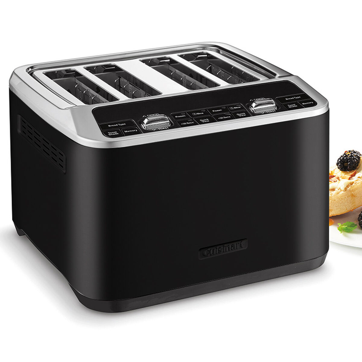 Cuisinart Signature 4 Slice Automated Digital Toaster Black, , large 3