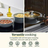 Cuisinart ClickSmart&trade; Ceramic Cookware Set with Detachable Handles 18pc, , small 7