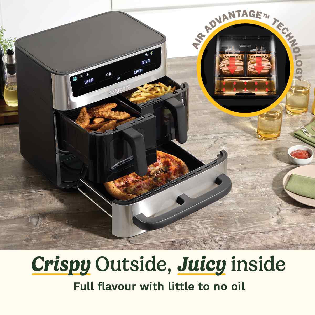Cuisinart 13.6L Tri Zone Air Fryer & Oven, , large 7