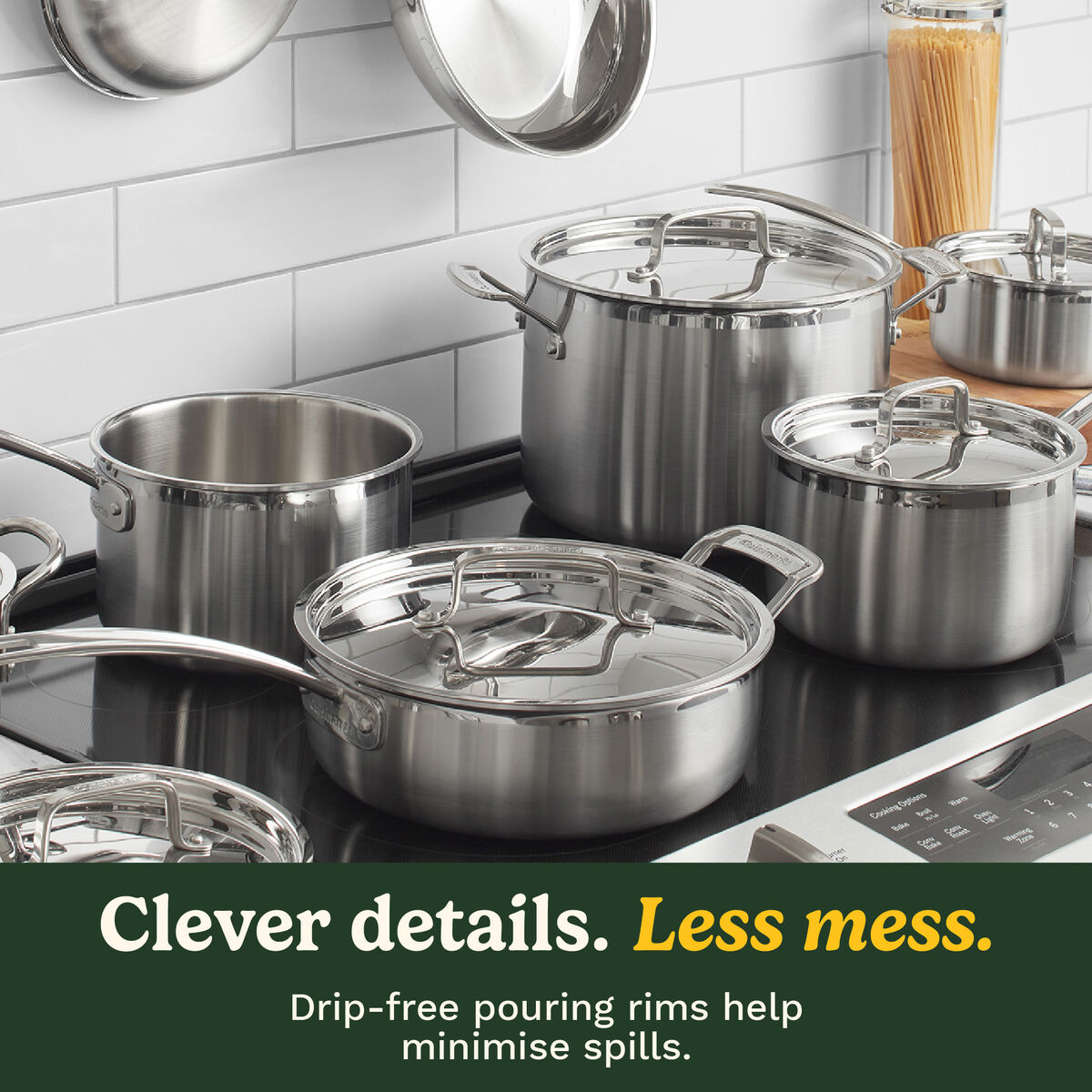 Cuisinart MultiClad Pro Triple Ply Stainless Steel Cookware Set 12 pc, , large 6