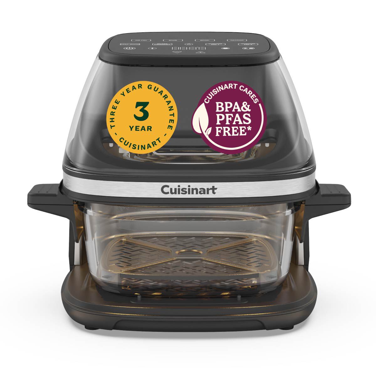 Cuisinart ClearView 3.8L Glass Air Fryer, , large 1