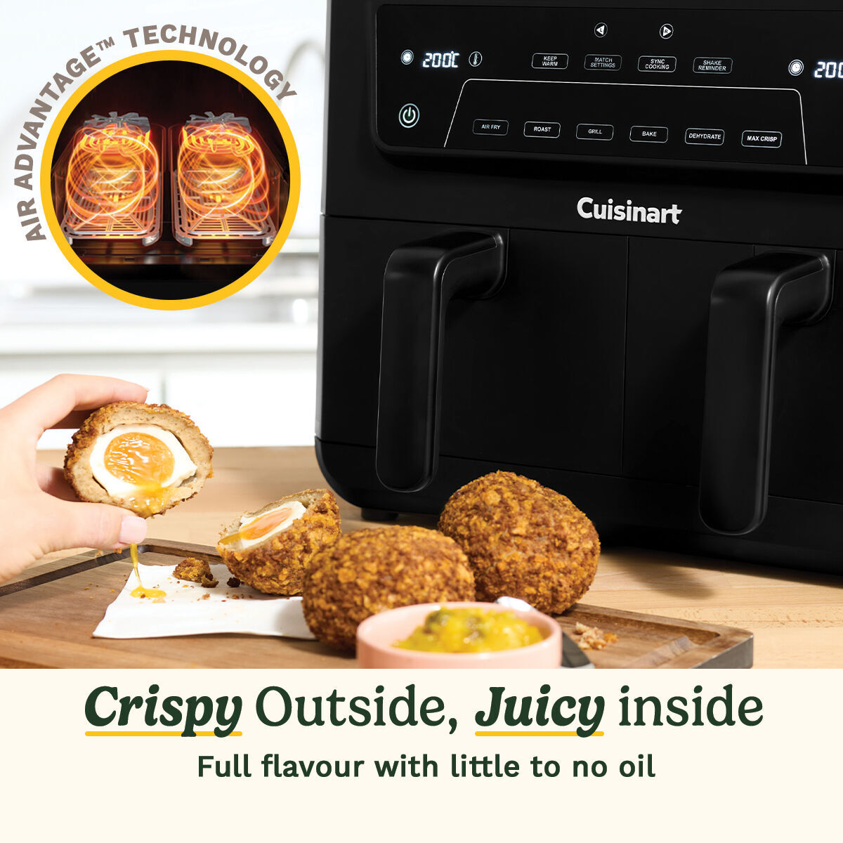Cuisinart Air-Twin XXL 10.4L Dual Basket  Air Fryer, , large 7