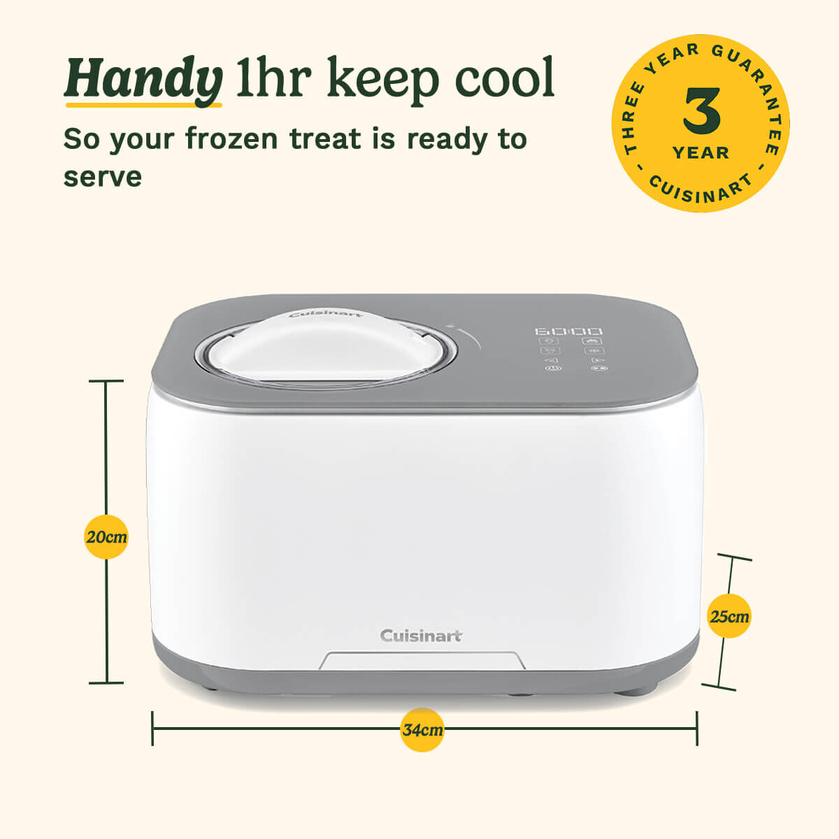 Cuisinart Freeze Ease Ice Cream & Gelato Maker, , large 2