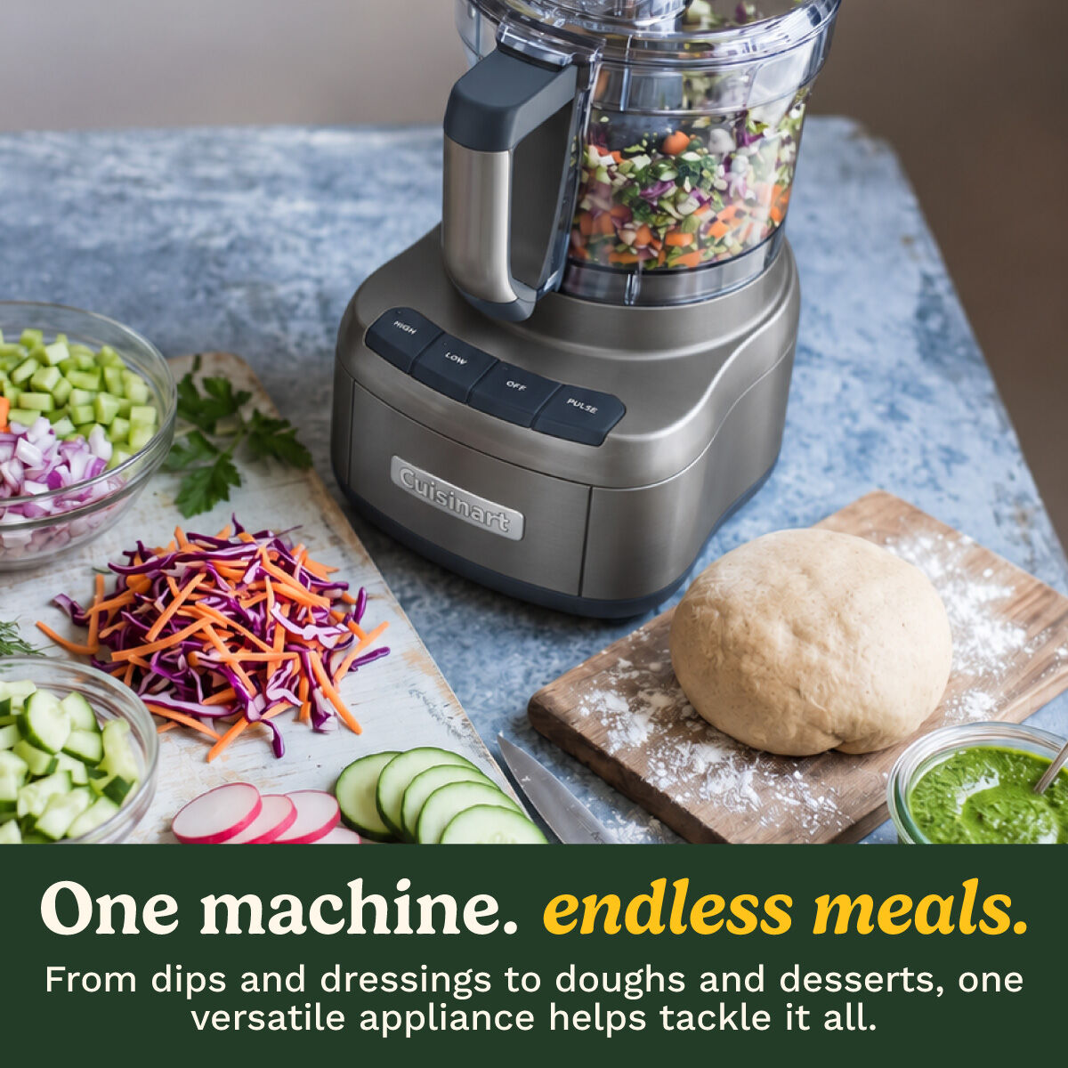 Cuisinart Elemental 8 Cup Food Processor, , large 2