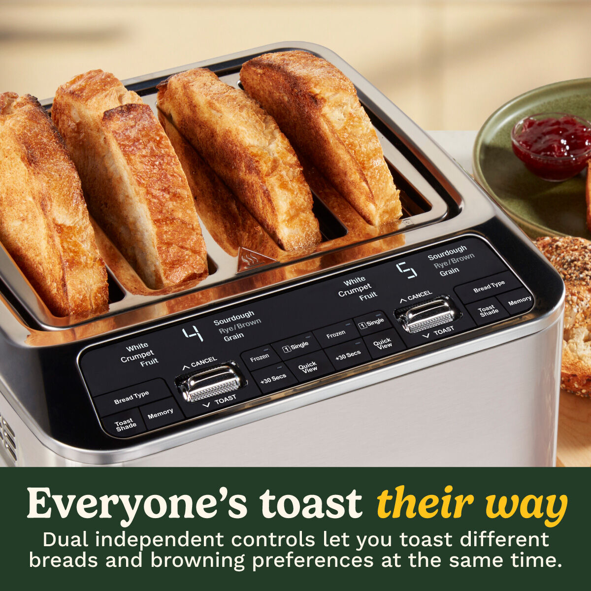 Cuisinart Smart Elite 4 Slice Motorised Digital Toaster, , large 4
