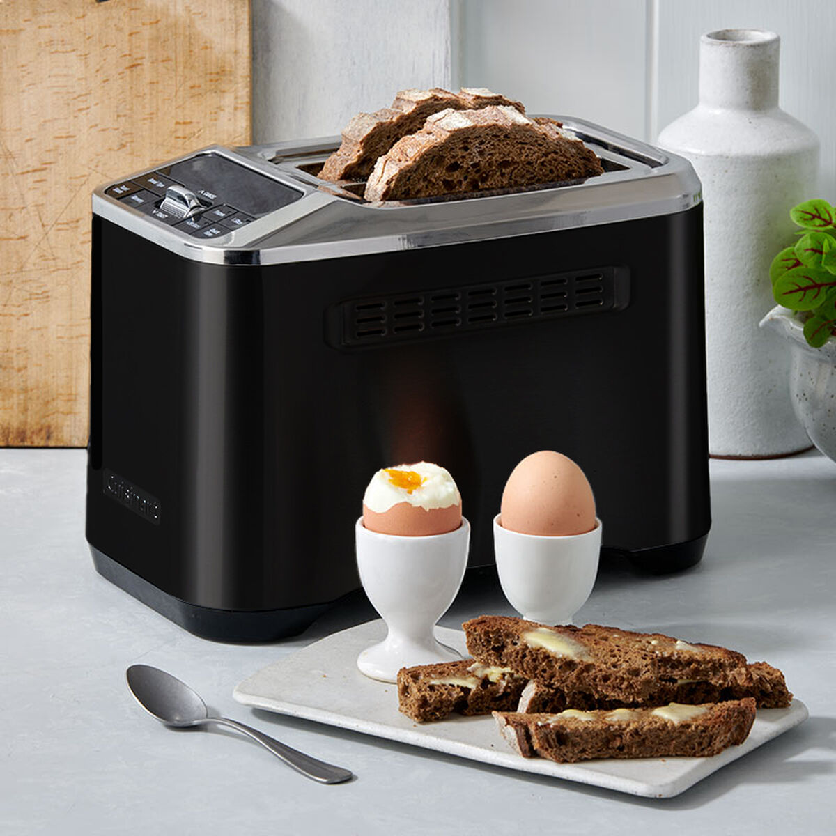 Cuisinart Signature 2 Slice Automated Digital Toaster Black, , large 2
