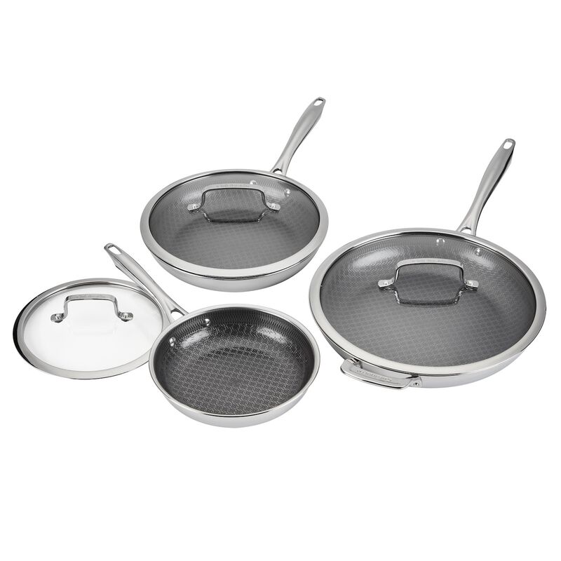Cuisinart FusionElite+ Nonstick Triple-Ply Stainless Steel Frying Pan Set 6pc, , medium