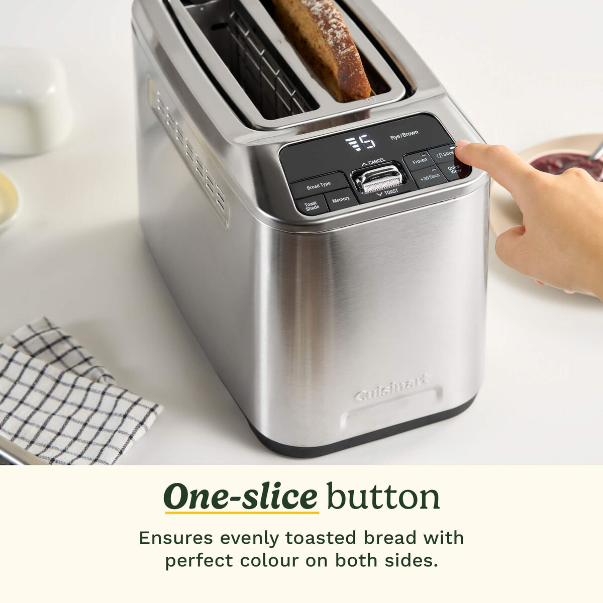 Cuisinart Smart Elite 2 Slice Digital Toaster Stainless Steel, , large 9