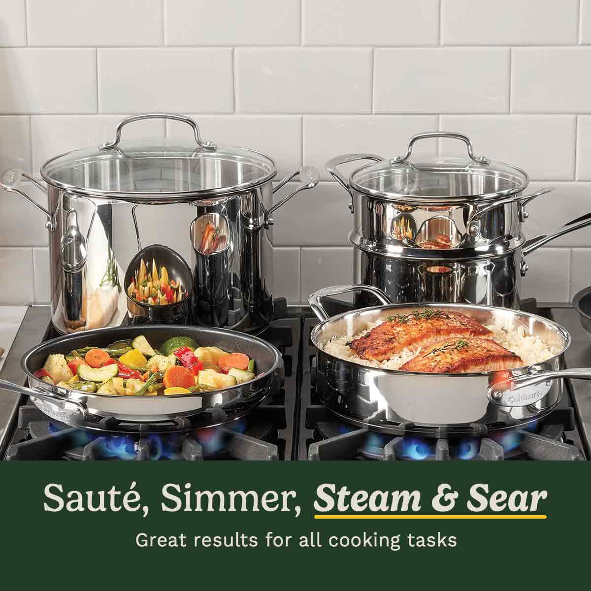 Cuisinart Chef's Classic&trade; Stainless Steel Cookware Set  11 Pc, , large 3