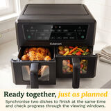 Cuisinart Air-View XXL 10.4L Dual Basket Air Fryer  Black, , small 3