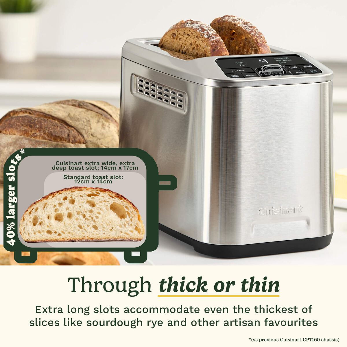 Cuisinart Smart Elite 2 Slice Digital Toaster Stainless Steel, , large 3