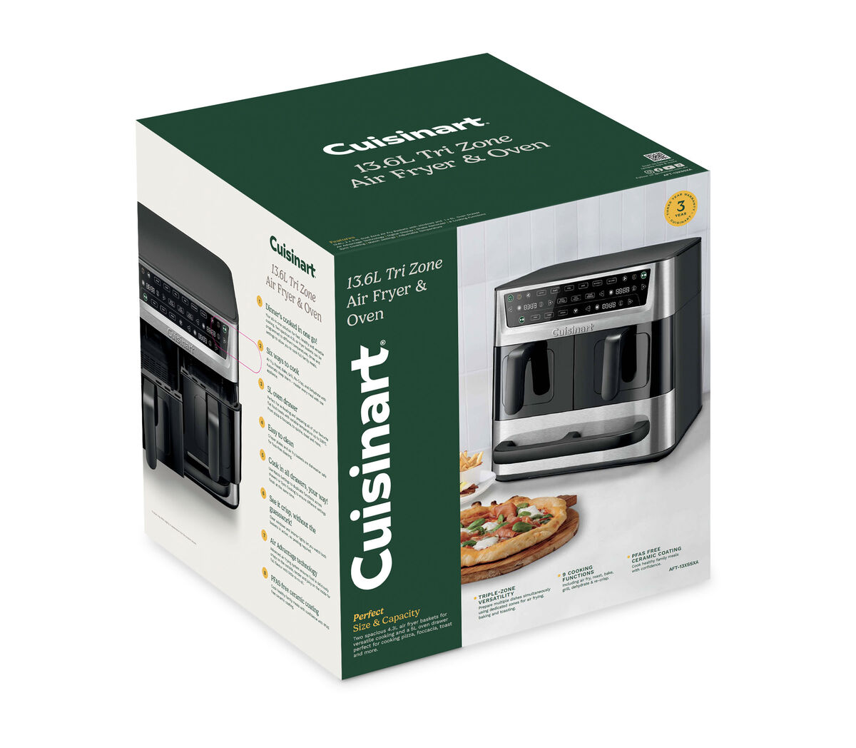 Cuisinart 13.6L Tri Zone Air Fryer & Oven, , large 10