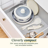 Cuisinart ClickSmart&trade; Ceramic Cookware Set with Detachable Handles 10pc, , small 7